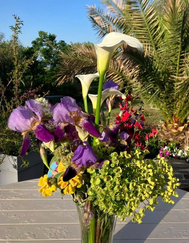 Bouquet de fleurs du jardin de Marc & Fred, près d'Albi