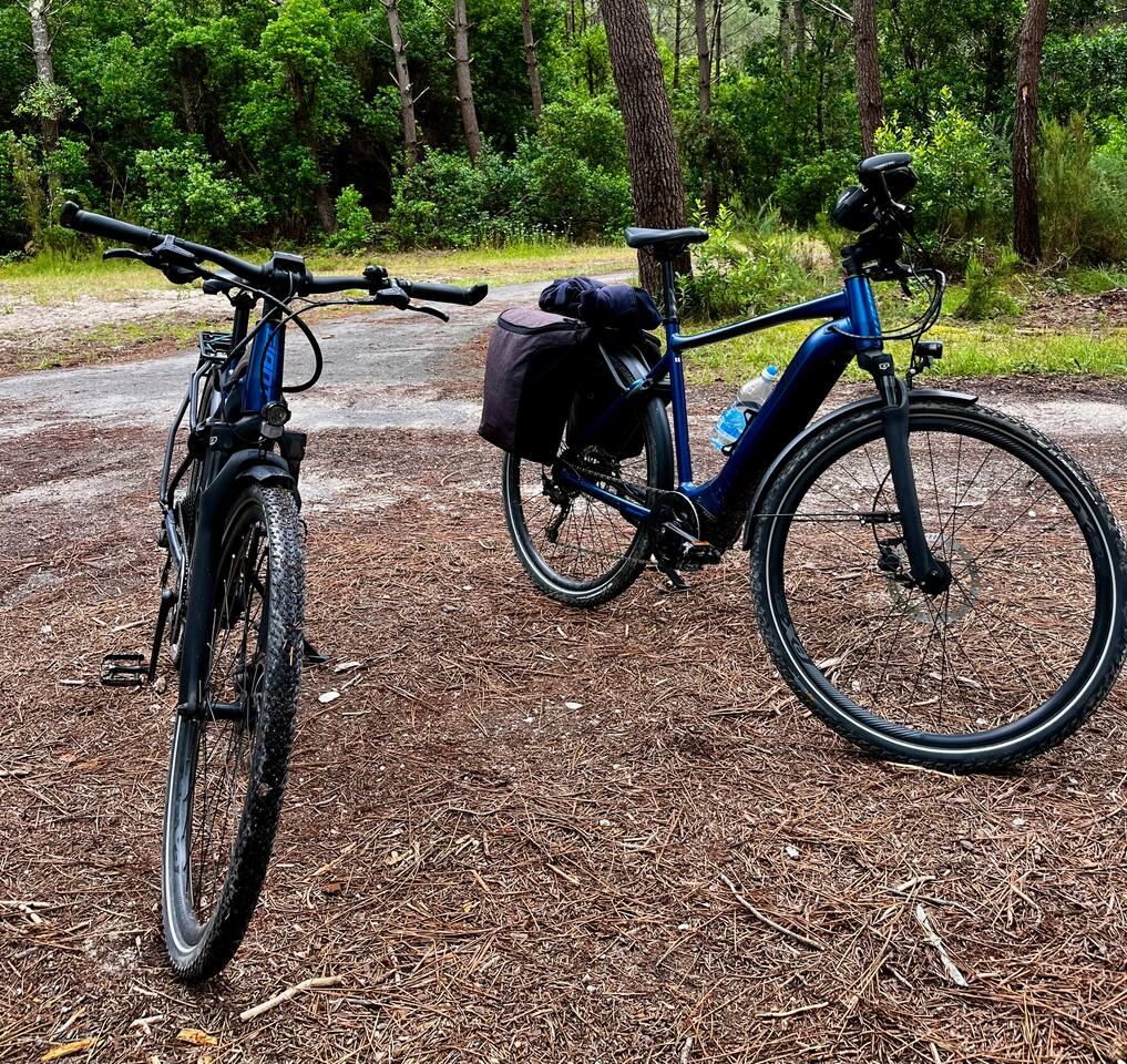 Vélos électriques en location à la chambre d'hôte près d'Albi